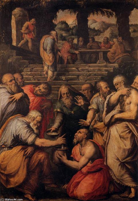 WikiOO.org - Encyclopedia of Fine Arts - Målning, konstverk Giorgio Vasari - The Prophet Elisha