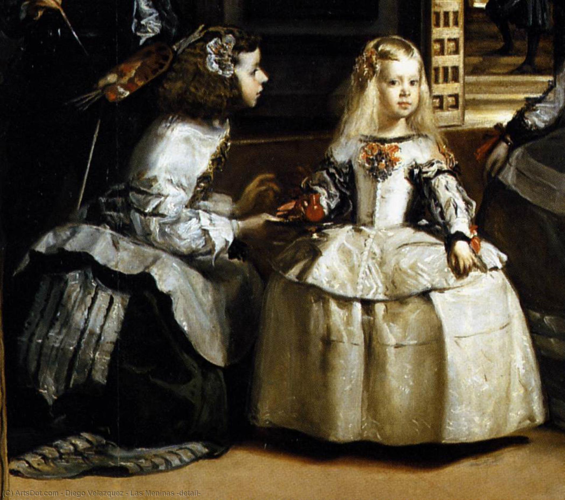 Wikioo.org – L'Encyclopédie des Beaux Arts - Peinture, Oeuvre de Diego Velazquez - las meninas ( détail )