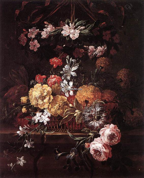 Wikioo.org - The Encyclopedia of Fine Arts - Painting, Artwork by Gaspar Pieter The Younger Verbruggen - Flower Piece