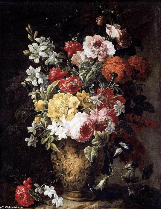 Wikioo.org - The Encyclopedia of Fine Arts - Painting, Artwork by Gaspar Pieter The Younger Verbruggen - Flower Piece
