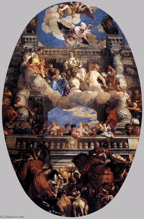 Wikioo.org – L'Encyclopédie des Beaux Arts - Peinture, Oeuvre de Paolo Veronese - apothéose de  venise