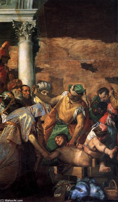 Wikioo.org - The Encyclopedia of Fine Arts - Painting, Artwork by Paolo Veronese - Martyrdom of St Sebastian (detail)