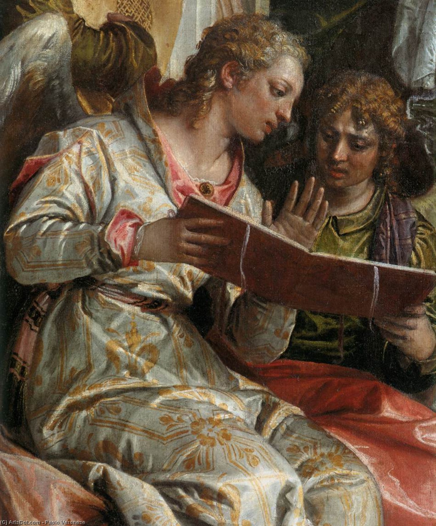 Wikioo.org - The Encyclopedia of Fine Arts - Painting, Artwork by Paolo Veronese - Mystical Marriage of St Catherine (detail)
