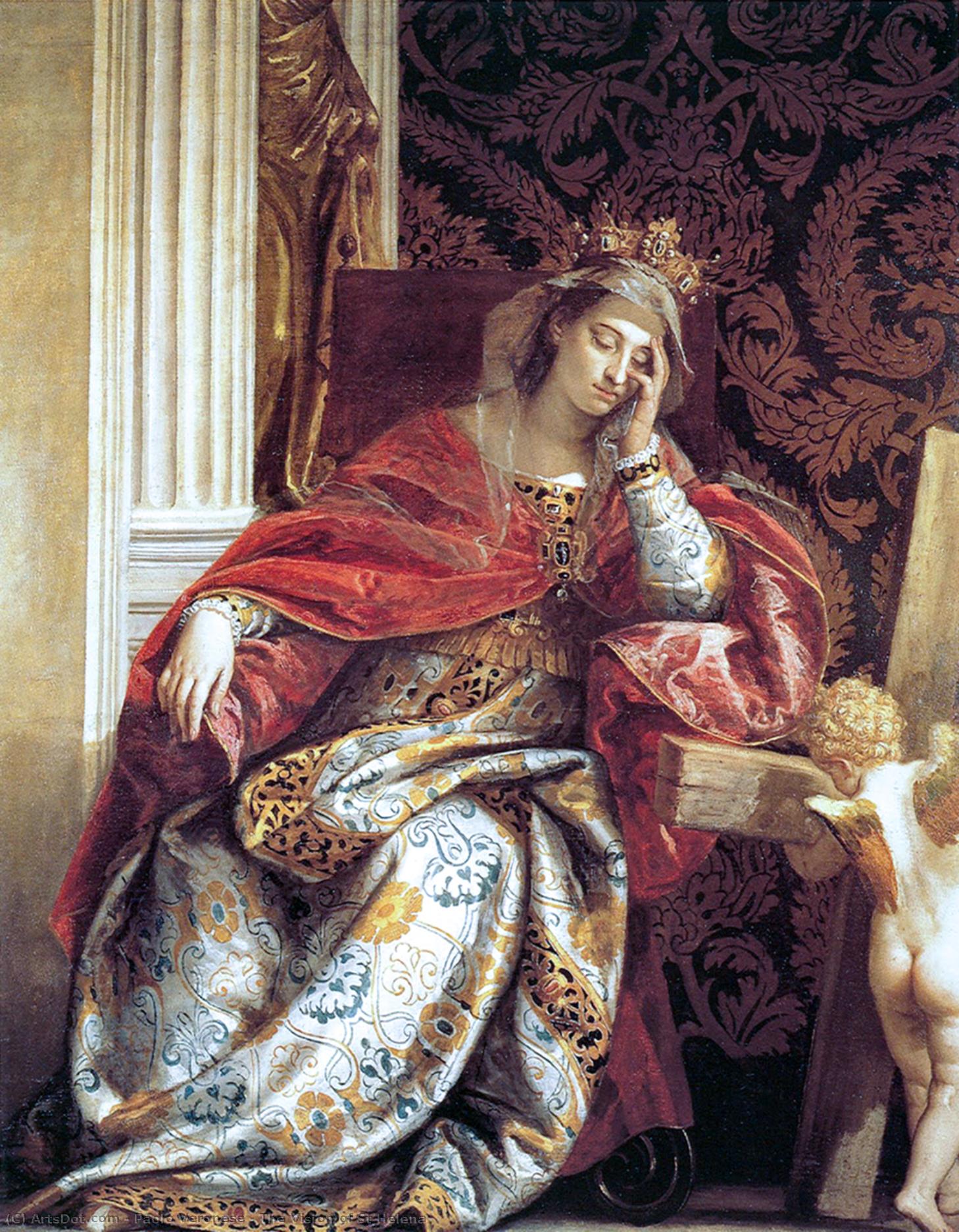 Wikioo.org - The Encyclopedia of Fine Arts - Painting, Artwork by Paolo Veronese - The Vision of St Helena