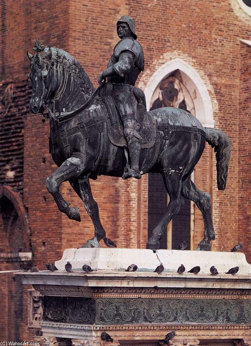 WikiOO.org - אנציקלופדיה לאמנויות יפות - ציור, יצירות אמנות Andrea Del Verrocchio - Equestrian Statue of Colleoni