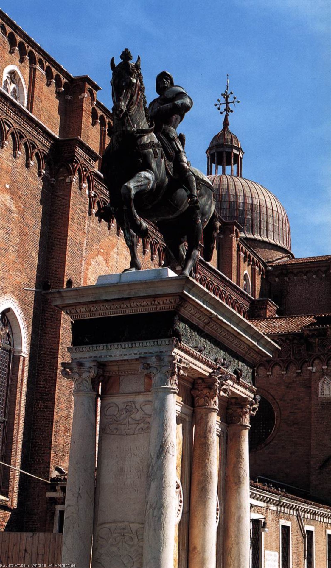 WikiOO.org - Encyclopedia of Fine Arts - Lukisan, Artwork Andrea Del Verrocchio - Equestrian Statue of Colleoni