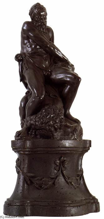 WikiOO.org - Encyclopedia of Fine Arts - Maalaus, taideteos Alessandro Vittoria - Milo of Croton