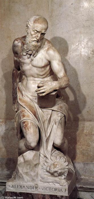 WikiOO.org - Encyclopedia of Fine Arts - Maľba, Artwork Alessandro Vittoria - St Jerome