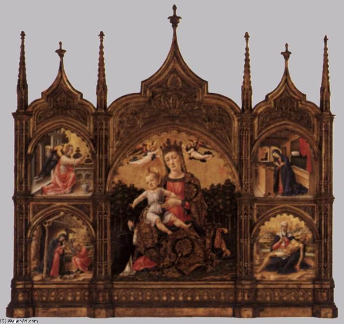 WikiOO.org - Enciklopedija dailės - Tapyba, meno kuriniai Bartolomeo Vivarini - Triptych