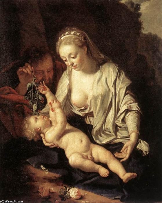 Wikioo.org - The Encyclopedia of Fine Arts - Painting, Artwork by Adriaen Van Der Werff - Holy Family