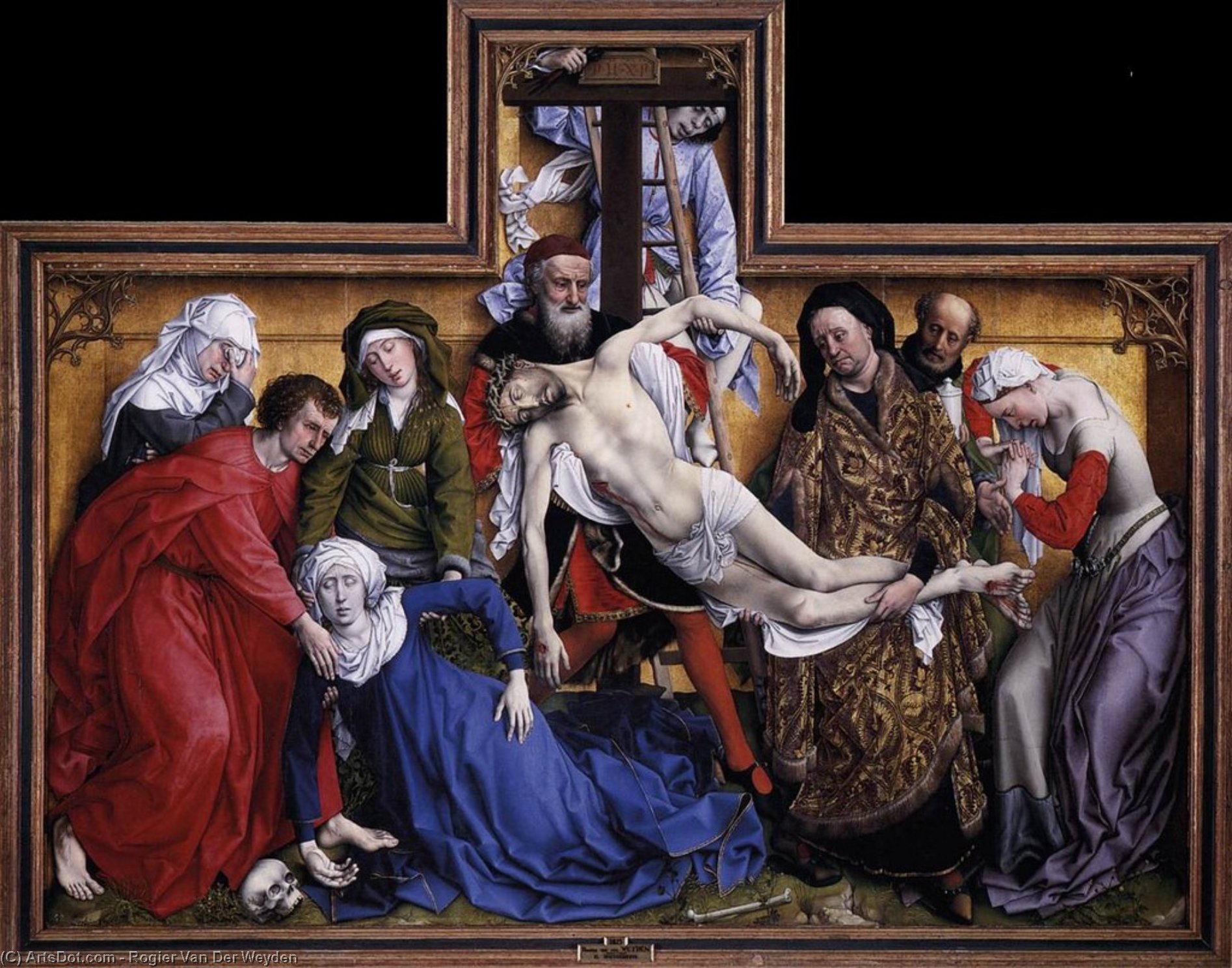 Wikioo.org - The Encyclopedia of Fine Arts - Painting, Artwork by Rogier Van Der Weyden - Deposition
