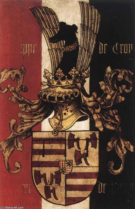 Wikioo.org - Die Enzyklopädie bildender Kunst - Malerei, Kunstwerk von Rogier Van Der Weyden - portrait diptychon von philippe von Croy ( entgegengesetzt seite )