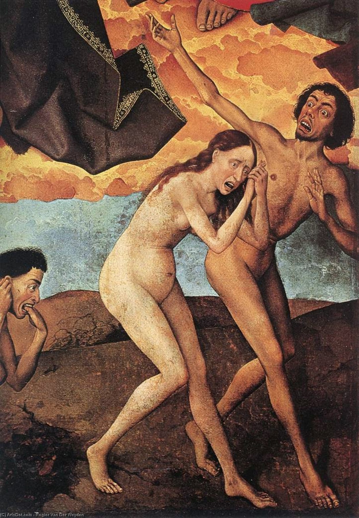 Wikioo.org - The Encyclopedia of Fine Arts - Painting, Artwork by Rogier Van Der Weyden - The Last Judgment (detail) (17)
