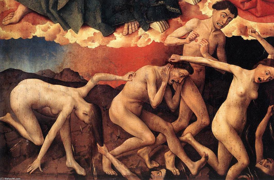 Wikioo.org - The Encyclopedia of Fine Arts - Painting, Artwork by Rogier Van Der Weyden - The Last Judgment (detail) (21)