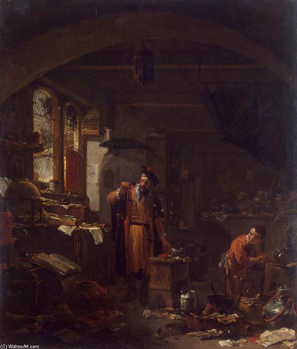 Wikioo.org - The Encyclopedia of Fine Arts - Painting, Artwork by Thomas Wyck - An Alchemist