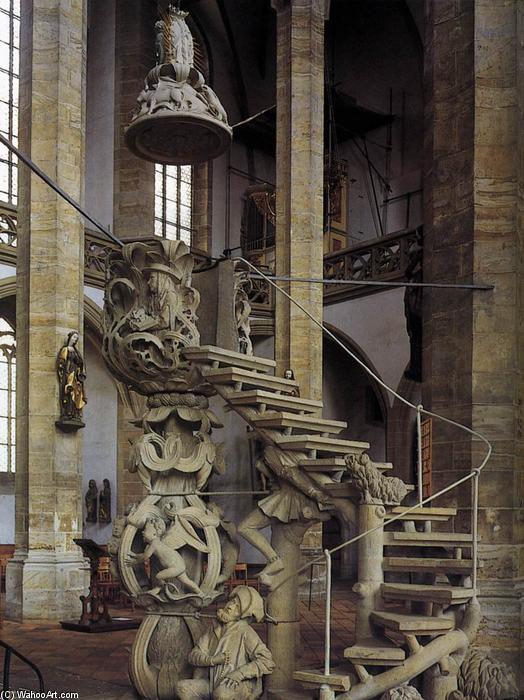 Wikioo.org - The Encyclopedia of Fine Arts - Painting, Artwork by Hans Witten Von Koln - Tulip Pulpit