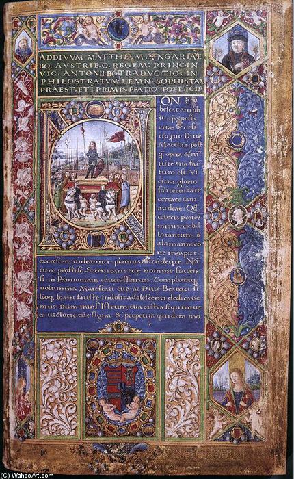 Wikioo.org – La Enciclopedia de las Bellas Artes - Pintura, Obras de arte de Attavante Degli Attavanti (Vante) - Codex Heroica por Filóstrato