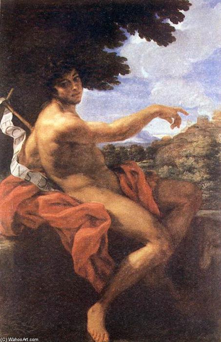 WikiOO.org - 백과 사전 - 회화, 삽화 Giovanni Battista Gaulli (Baciccio) - St John the Baptist