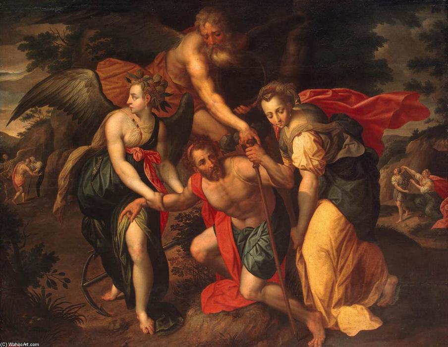 WikiOO.org - Encyclopedia of Fine Arts - Malba, Artwork Jacob Adriaensz Backer - Allegory of the Three Ages of Man