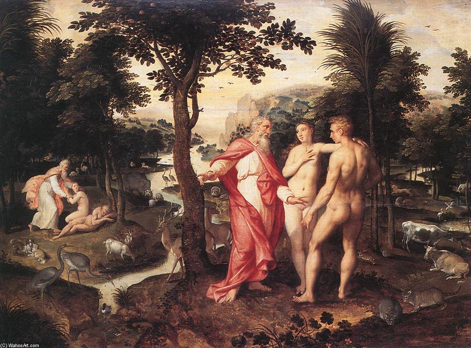 Wikioo.org – L'Enciclopedia delle Belle Arti - Pittura, Opere di Jacob Adriaensz Backer - giardino di eden
