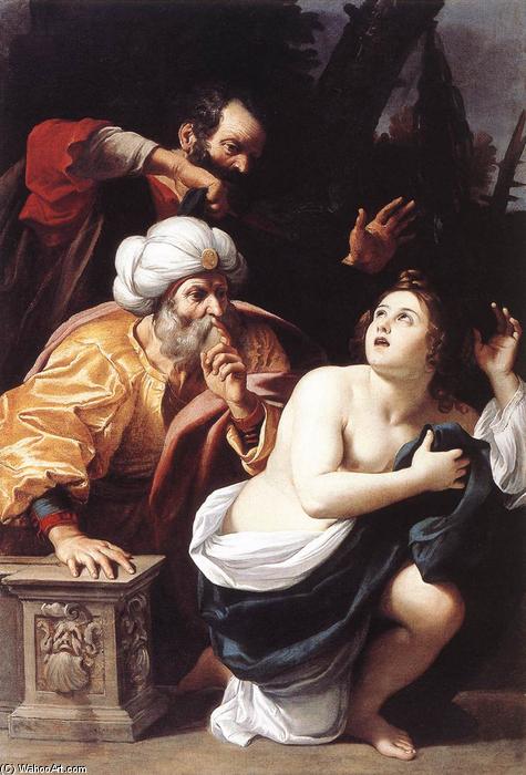 Wikioo.org - The Encyclopedia of Fine Arts - Painting, Artwork by Sisto Badalocchio - Susanna and the Elders