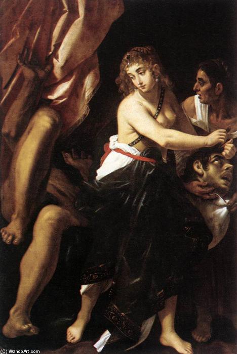 WikiOO.org - Enciklopedija dailės - Tapyba, meno kuriniai Giovanni Baglione - Judith and the Head of Holofernes