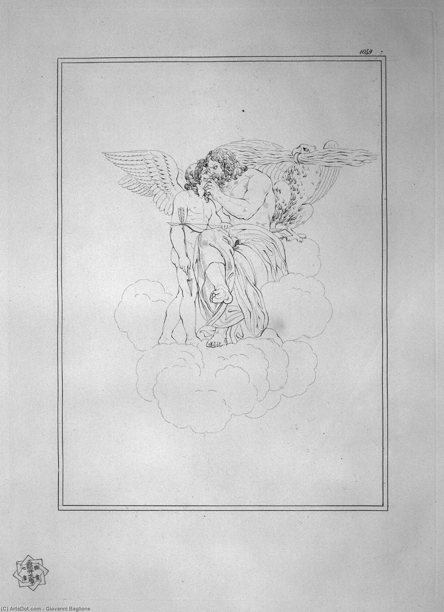 WikiOO.org - Енциклопедия за изящни изкуства - Живопис, Произведения на изкуството Giovanni Baglione - Sacred and Profane Love