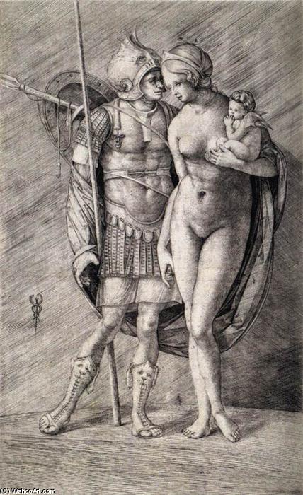 WikiOO.org - Enciklopedija dailės - Tapyba, meno kuriniai Jacopo De Barbari - Mars and Venus