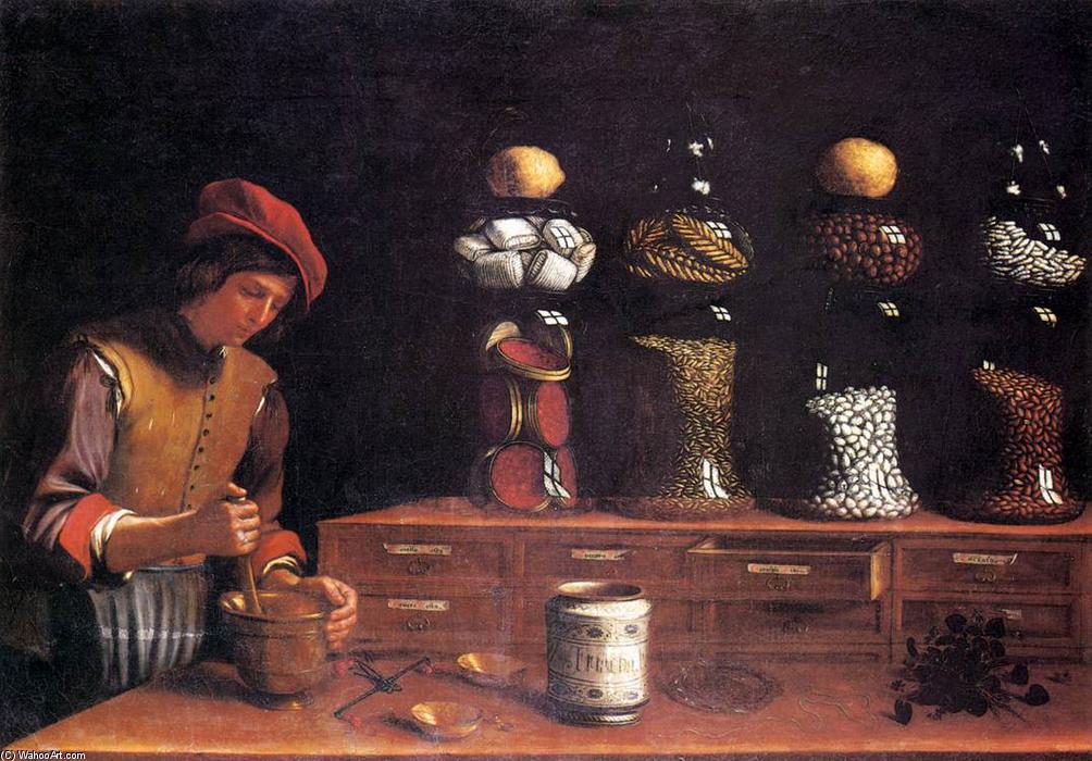 Wikioo.org - The Encyclopedia of Fine Arts - Painting, Artwork by Paolo Antonio Barbieri - The Spice Shop