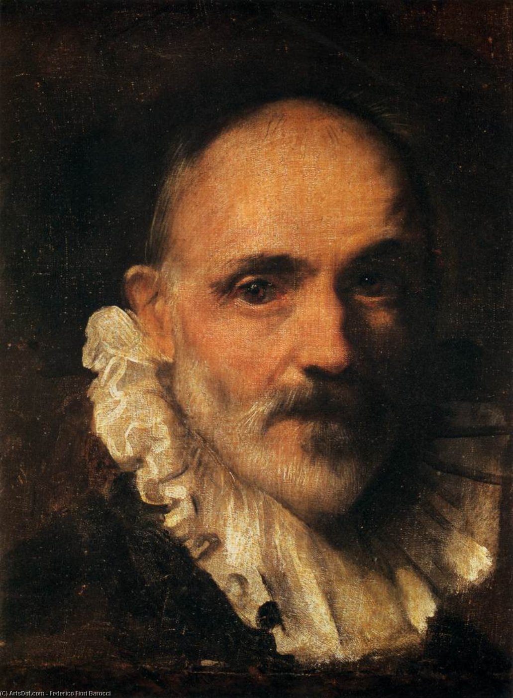 WikiOO.org - 백과 사전 - 회화, 삽화 Federico Fiori Barocci - Self-Portrait