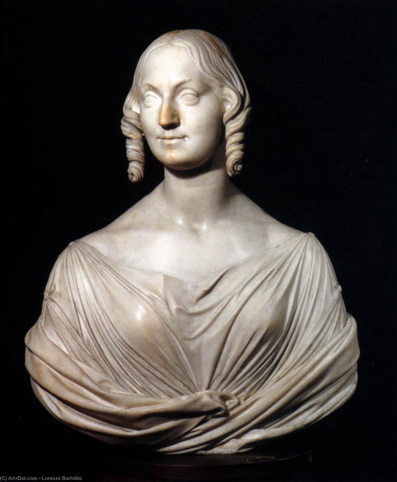 Wikioo.org - สารานุกรมวิจิตรศิลป์ - จิตรกรรม Lorenzo Bartolini - Bust of Rosa Trivulzio Poldi Pezzoli