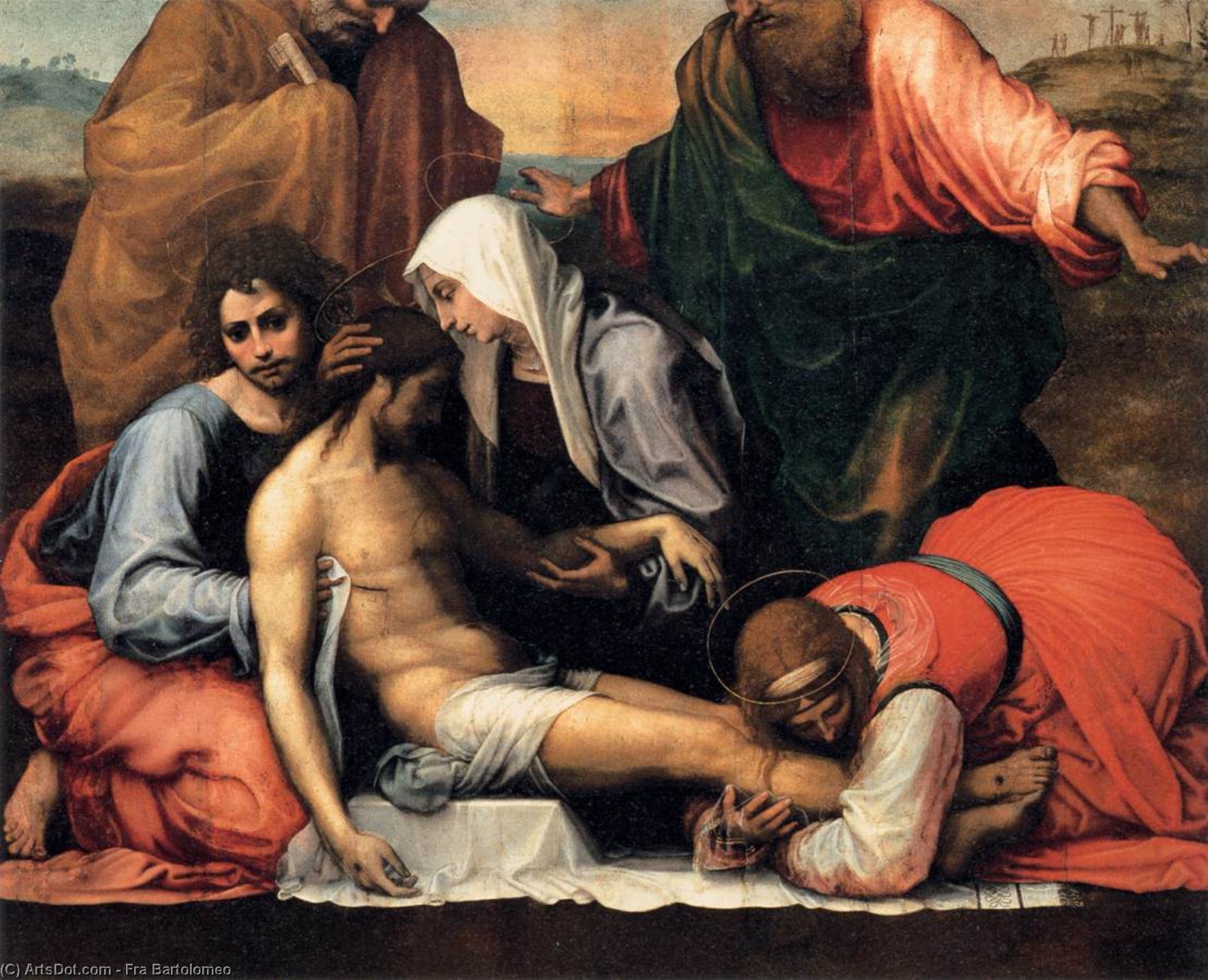 Wikioo.org - Die Enzyklopädie bildender Kunst - Malerei, Kunstwerk von Fra Bartolomeo - Klage