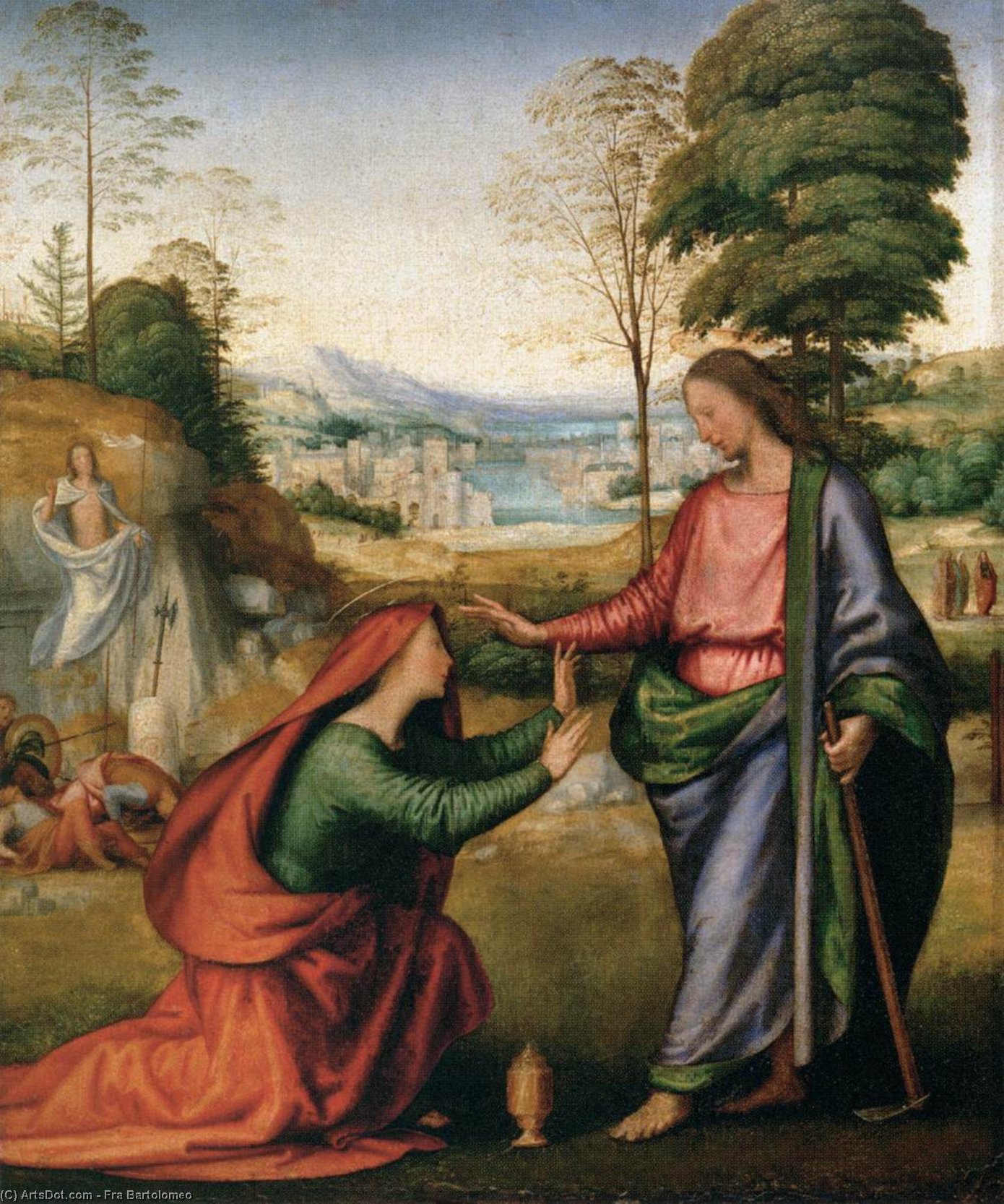 Wikioo.org - The Encyclopedia of Fine Arts - Painting, Artwork by Fra Bartolomeo - Noli Me Tangere