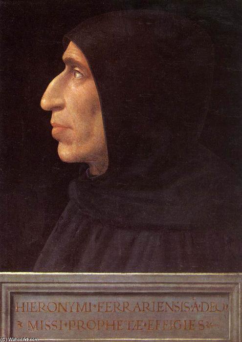 Wikioo.org – La Enciclopedia de las Bellas Artes - Pintura, Obras de arte de Fra Bartolomeo - Retrato de Girolamo Savonarola