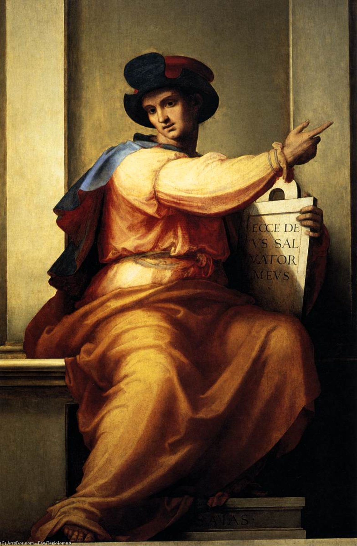 Wikioo.org - The Encyclopedia of Fine Arts - Painting, Artwork by Fra Bartolomeo - Prophet Isaiah