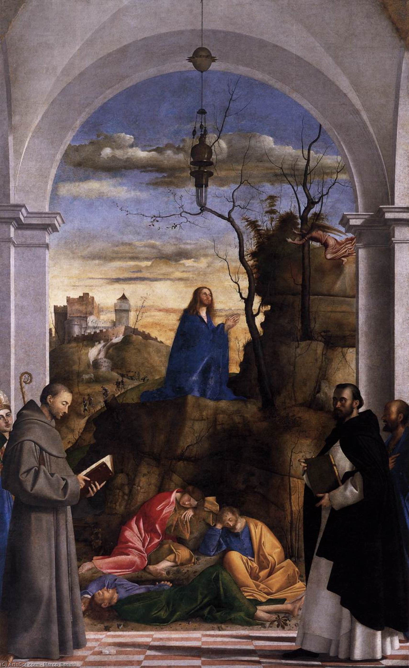WikiOO.org - Encyclopedia of Fine Arts - Lukisan, Artwork Marco Basaiti - Christ Praying in the Garden