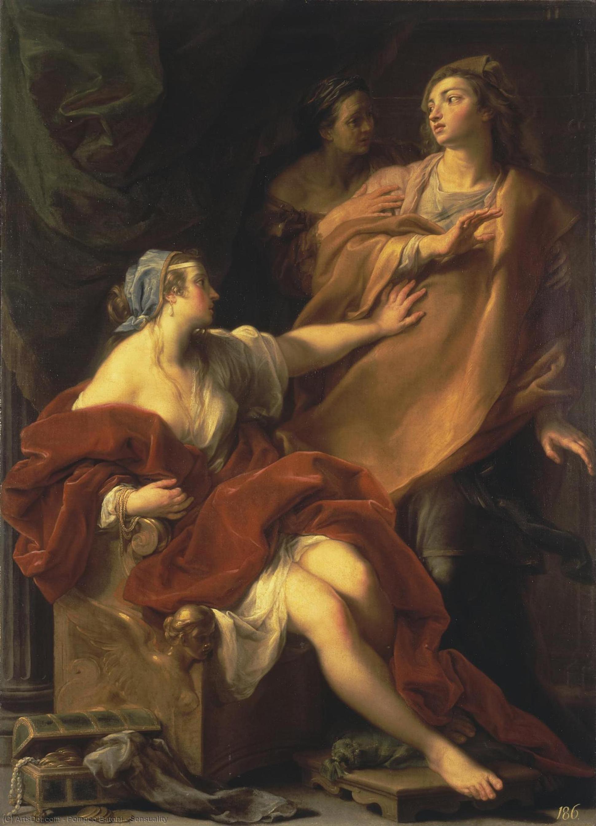 Wikioo.org - The Encyclopedia of Fine Arts - Painting, Artwork by Pompeo Batoni - Sensuality