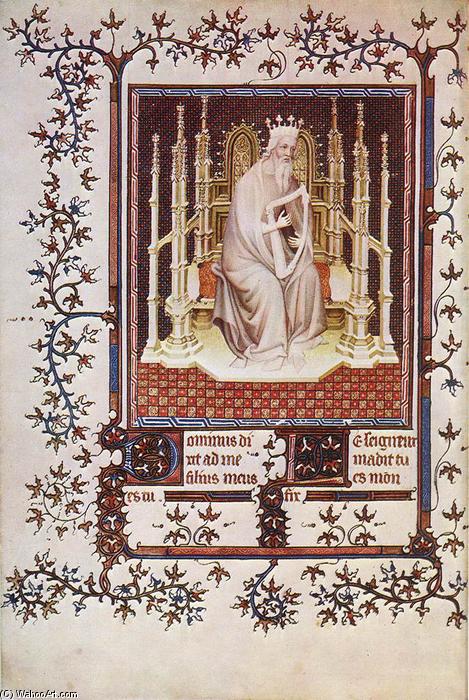 WikiOO.org - Encyclopedia of Fine Arts - Maalaus, taideteos André Beauneveu - King David