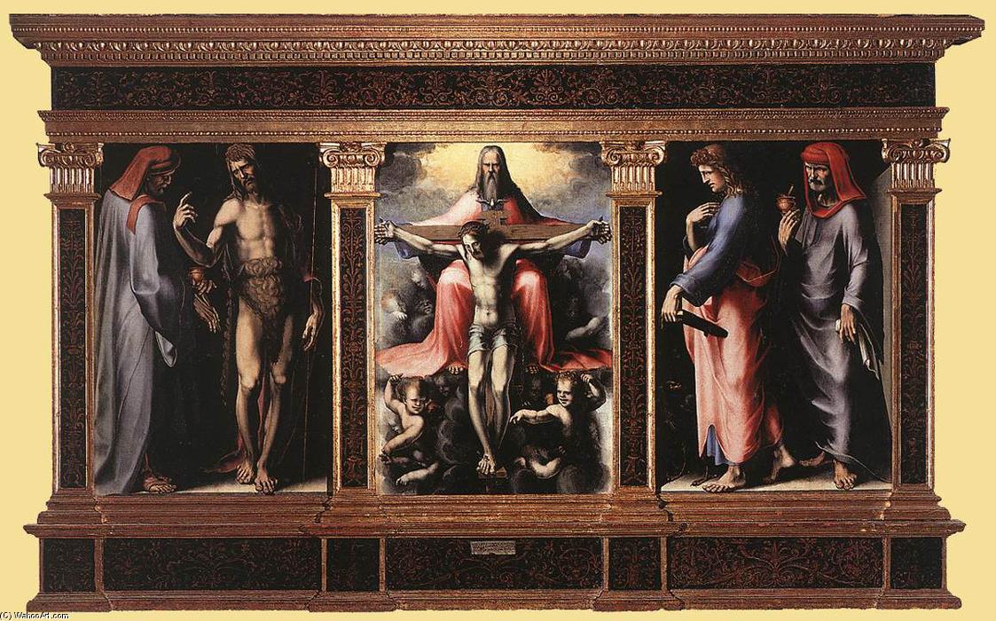Wikioo.org – L'Enciclopedia delle Belle Arti - Pittura, Opere di Domenico Di Pace Beccafumi - Trinità