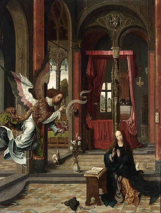 Wikioo.org - The Encyclopedia of Fine Arts - Painting, Artwork by Jan De Beer - Annunciation