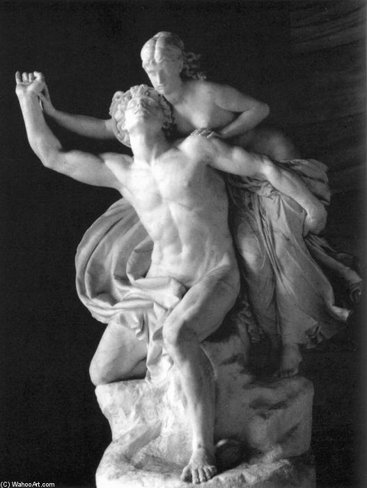 Wikioo.org - The Encyclopedia of Fine Arts - Painting, Artwork by Reinhold Begas - Mercury and Psyche