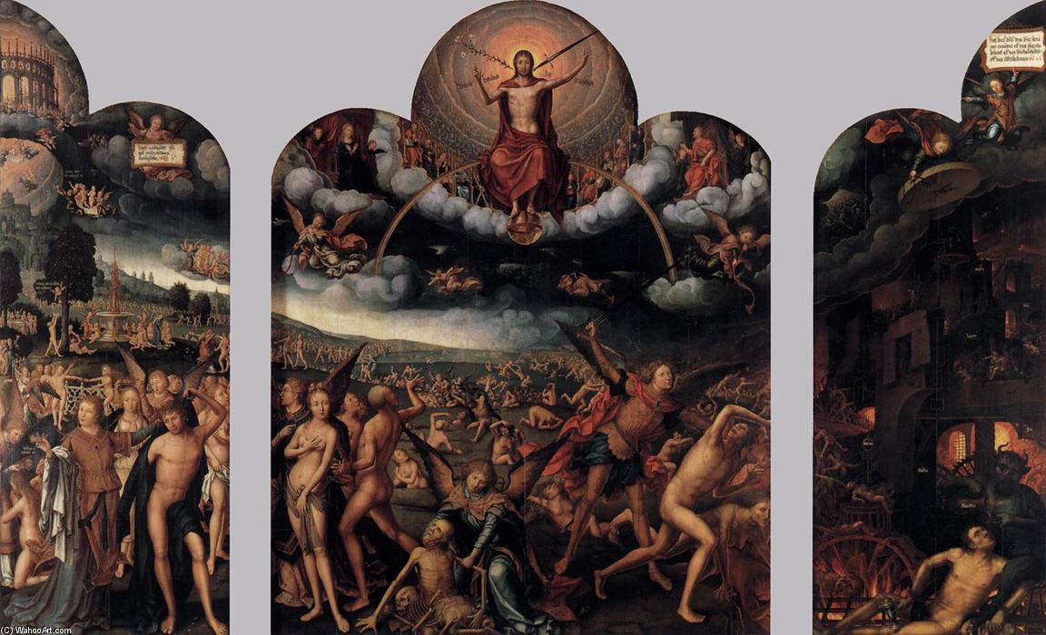 Wikioo.org - The Encyclopedia of Fine Arts - Painting, Artwork by Jean Bellegambe - The Last Judgment