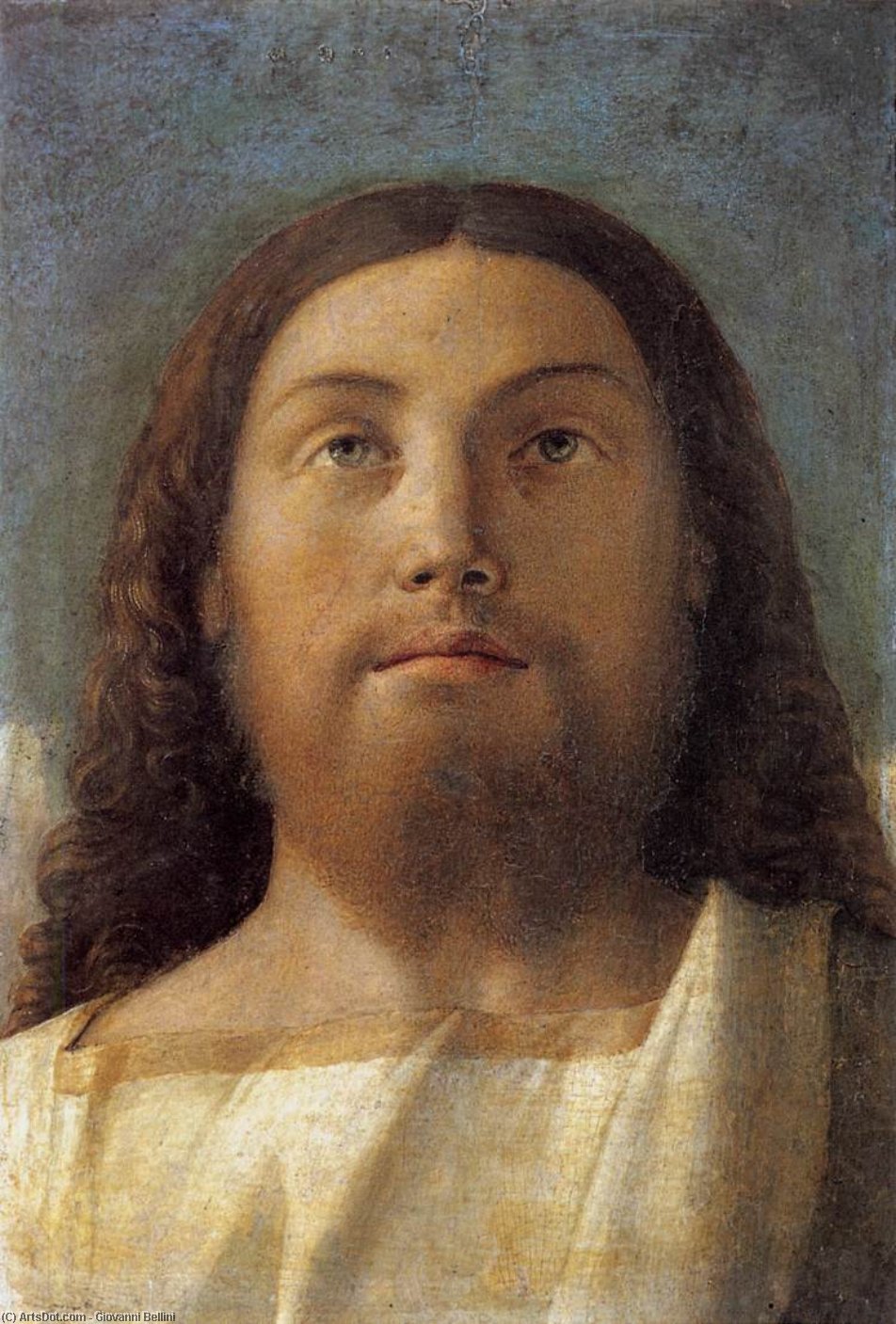 WikiOO.org - Encyclopedia of Fine Arts - Schilderen, Artwork Giovanni Bellini - Head of the Redeemer