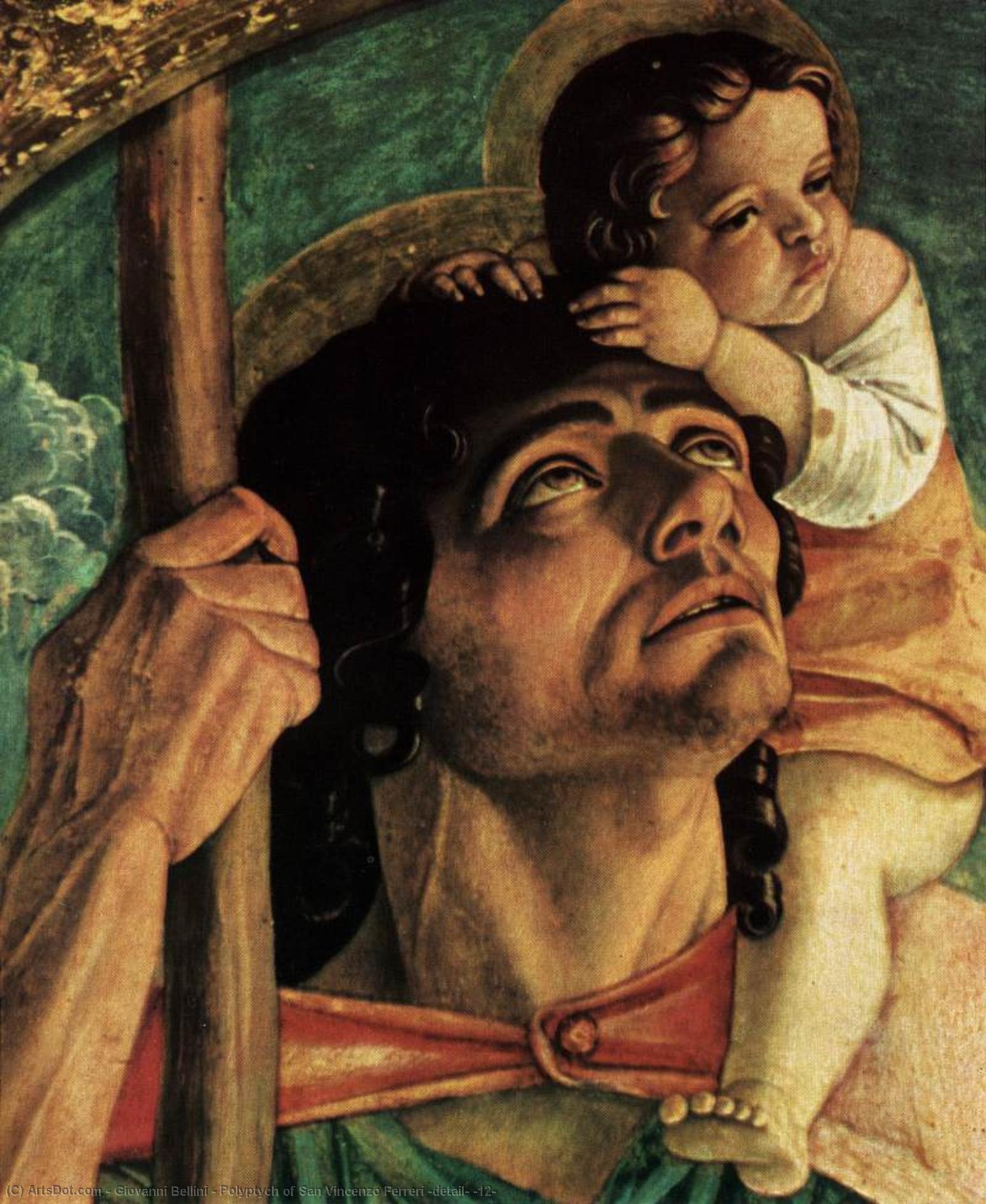 Wikioo.org - สารานุกรมวิจิตรศิลป์ - จิตรกรรม Giovanni Bellini - Polyptych of San Vincenzo Ferreri (detail) (12)