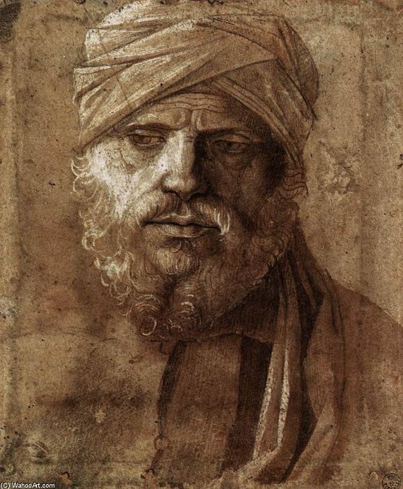 Wikioo.org - สารานุกรมวิจิตรศิลป์ - จิตรกรรม Giovanni Bellini - Man with a Turban
