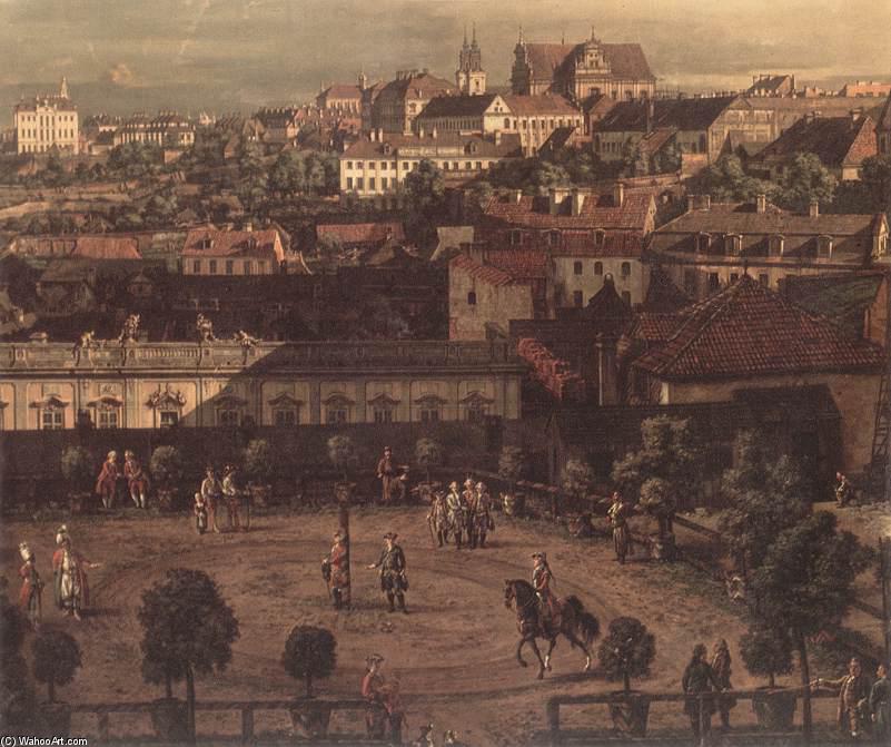Wikioo.org - The Encyclopedia of Fine Arts - Painting, Artwork by Bernardo Bellotto - View of Warsaw from the Royal Palace (detail)