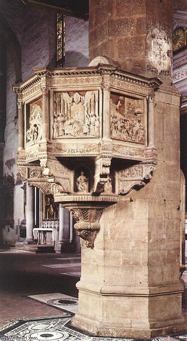 WikiOO.org - Encyclopedia of Fine Arts - Lukisan, Artwork Benedetto Da Maiano - Pulpit