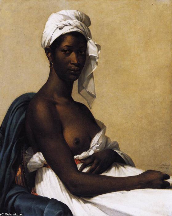 WikiOO.org - Encyclopedia of Fine Arts - Lukisan, Artwork Marie Guillemine Benoist (Marie Guillemine De Laville Leroux) - Portrait of a Negress