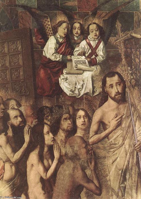 Wikioo.org - The Encyclopedia of Fine Arts - Painting, Artwork by Bartolomé Bermejo - Christ Leading the Patriarchs to the Paradise (detail)