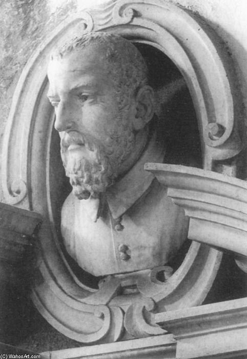 Wikioo.org - The Encyclopedia of Fine Arts - Painting, Artwork by Gian Lorenzo Bernini - Bust of Giovan Battista Santoni